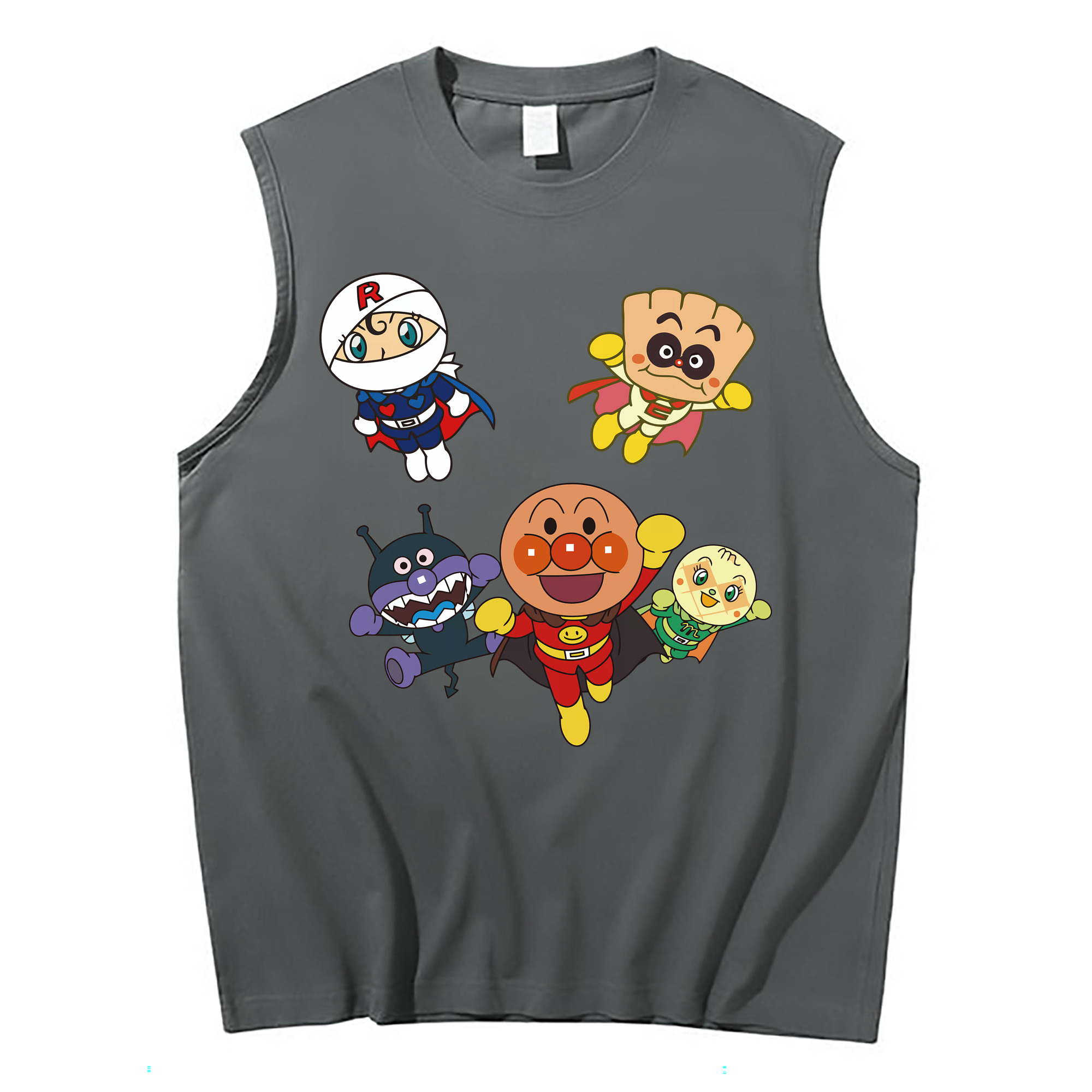 （画像用） アンパンマン Anpanman コットン100％タンクトップ（フロントプリント）
